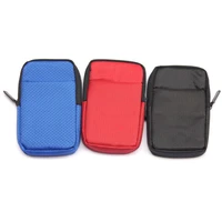 soft electronic organizer 2 5 inch shockproof sponge small travel cable organizer bag for hard drives cables usb sd card