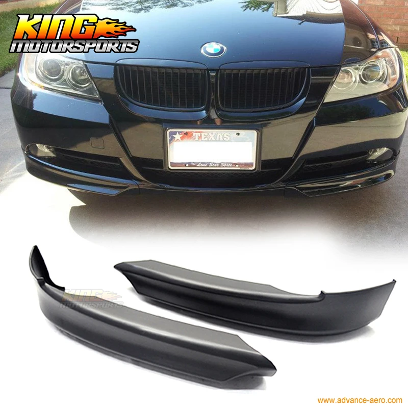 Подходит для 2006-2008 BMW 3 серии E90 OE Стиль Неокрашенный передний разветвитель