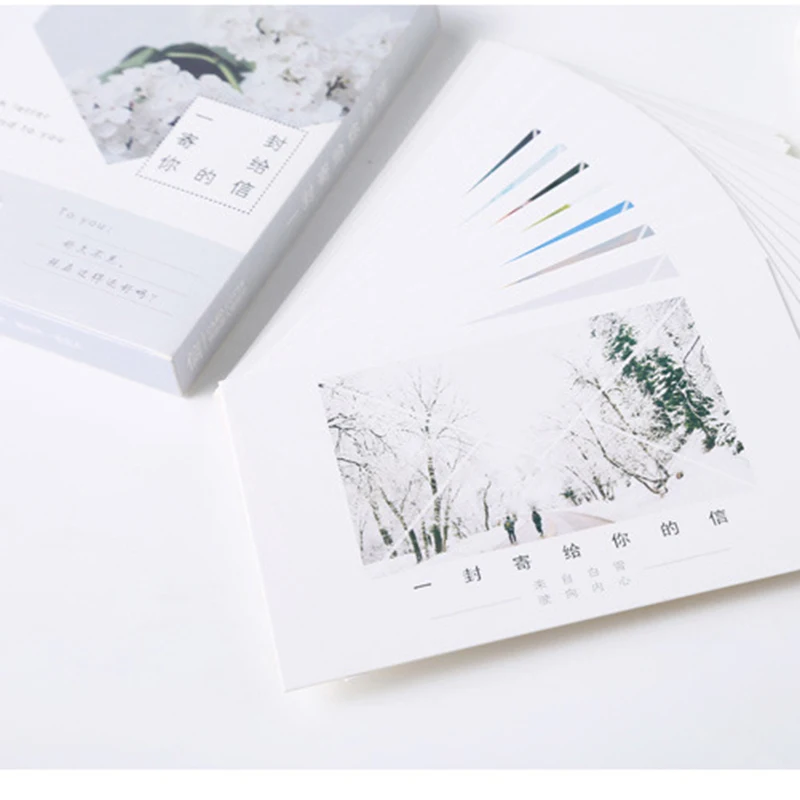 30 листов/набор букв отправить вам открытку/светящаяся открытка/Рождественская и