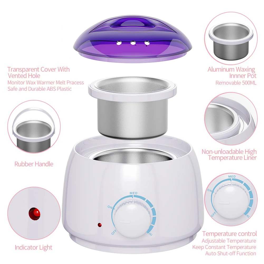 Нагреватель для воска эпилятор депиляции нагреватель набор телом парафиновый