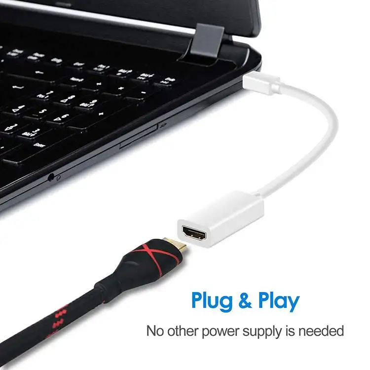 Переходник с Mini DP на HDMI мини-переходник дисплеем порт дисплея переходник для Apple