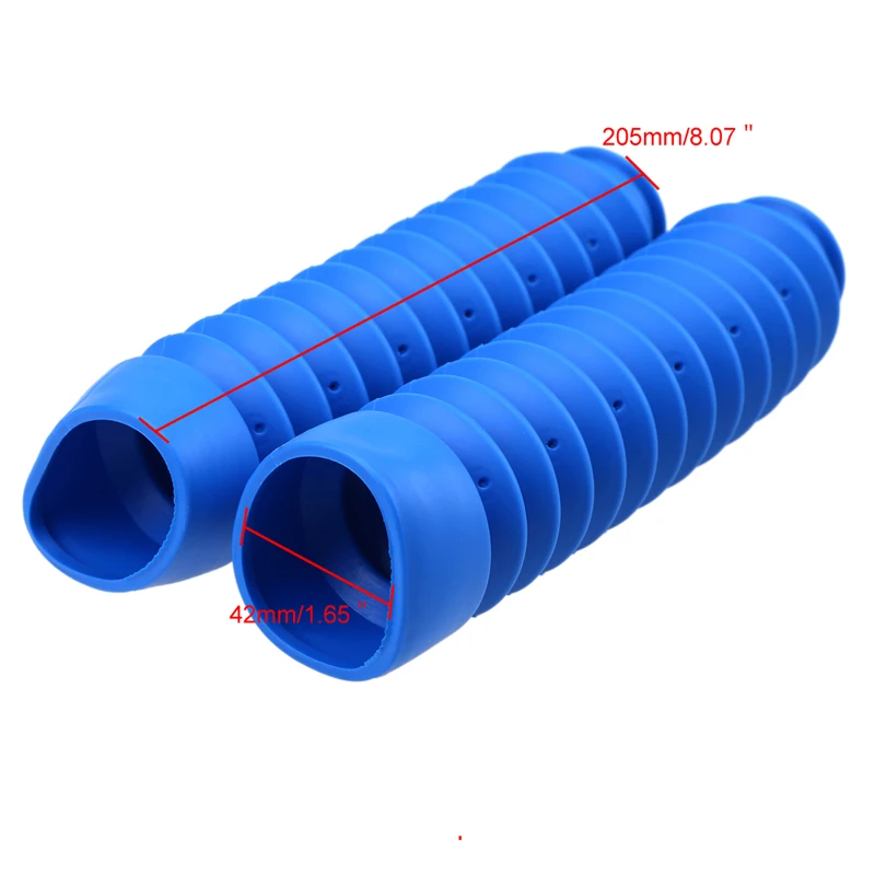 

POSSBAY Motorcycle Front Fork Cover Shock Absorbing Protector Gaiters Boot Gaitor for Harley Suzuki Harley Shock Absorber Cover