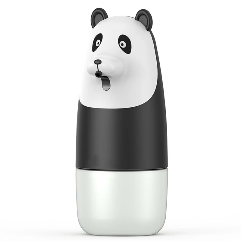 

Cute Panda Rechargeable Foaming Soap Dispenser 280ml IPX4 Waterproof Electric Soap Dispenser for Bathroom Kitchen Hands-Free