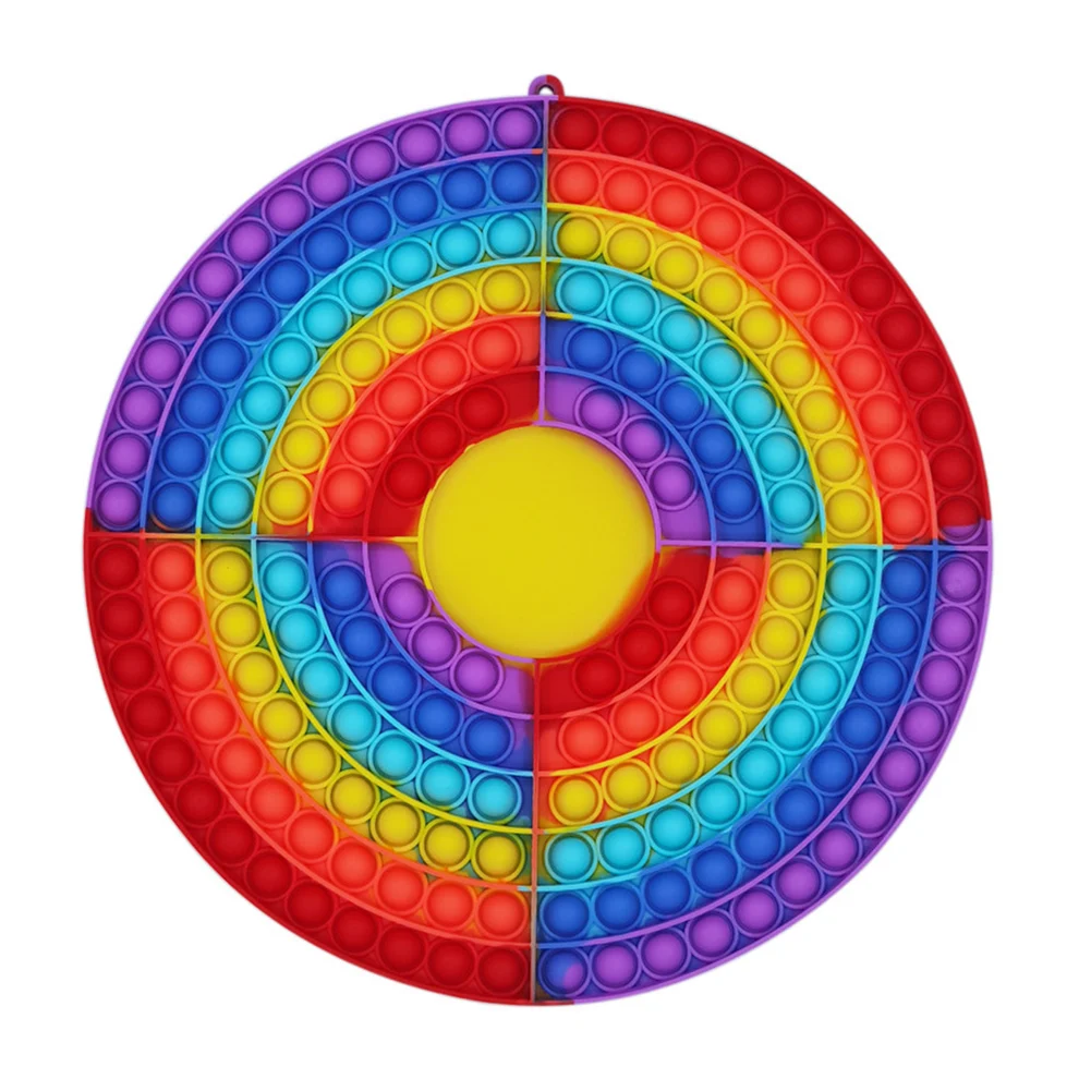 Шахматная доска радужных цветов силиконовый пузырь художественный декор пазл