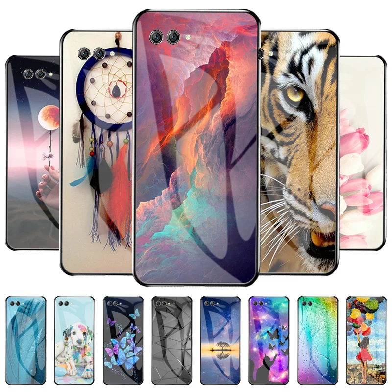 Tempered Glass Case For Huawei Nova 2S Cases Back Cover Fundas On Huawei Nova2S 6.0