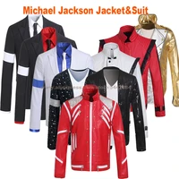 mj michael jackson jacket suit coat beat it thriller dangerous billie jean smooth criminal bad outerwear cosplay costume prop