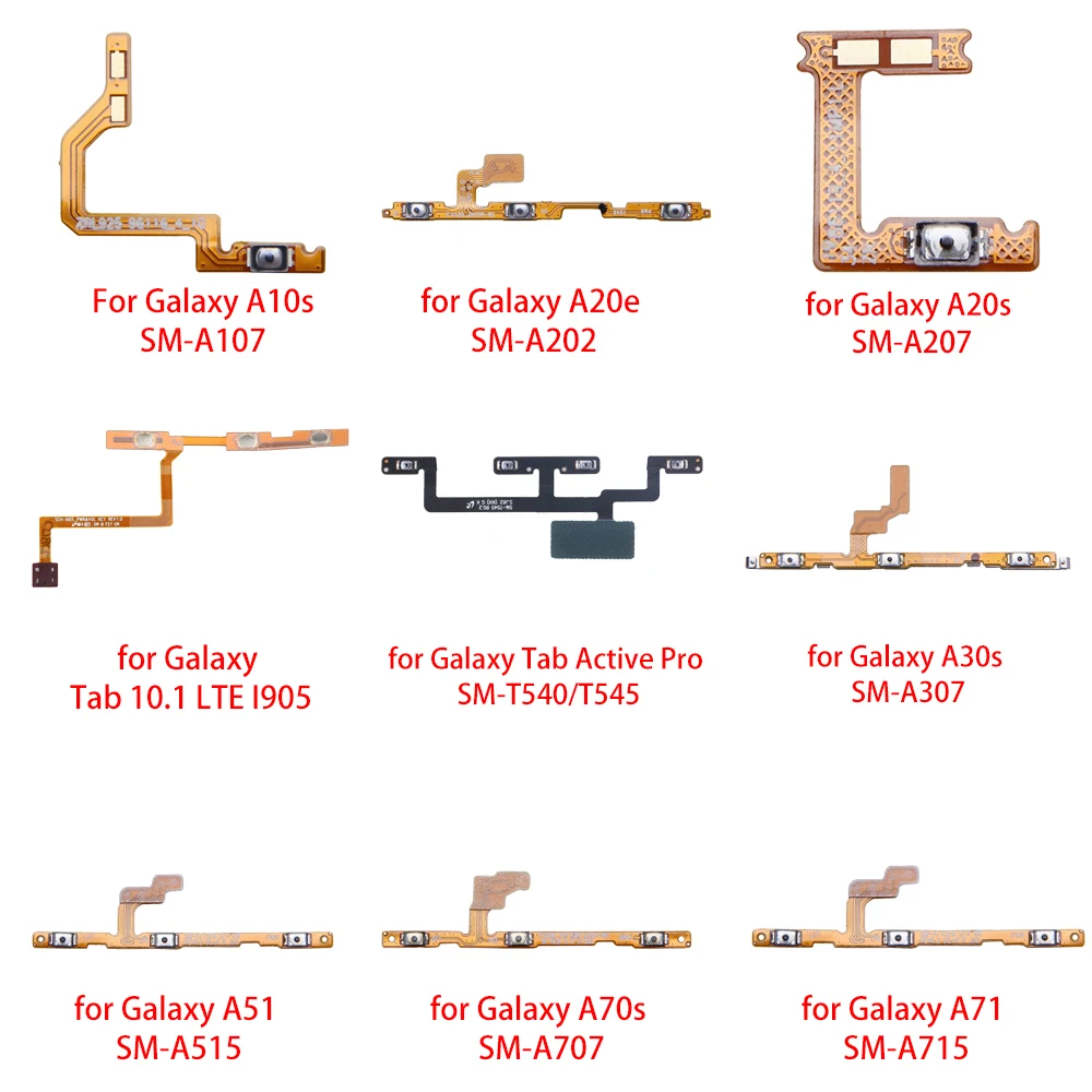 Шлейф с кнопкой запуска для Galaxy A10s/SM-A107/A20e/SM-A202/A20s/SM-A207/Tab 10 1 LTE I905/T545/A30s SM-A307/A51/A70s Samsung