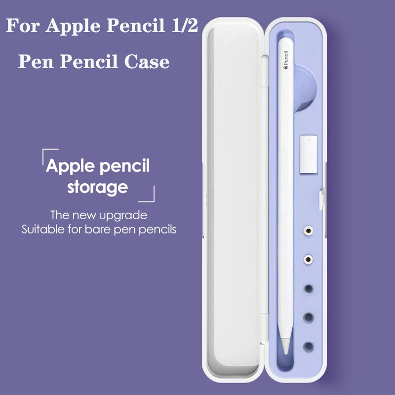 

Silicon Cover For Apple 1st/2nd Generation Pencil Case Portable Pen Storage Box For Pencil 1/2 Mini Cases For Apple Pencil Pouch