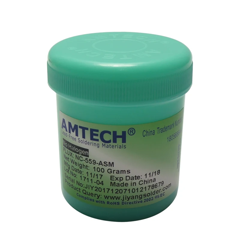 100g AMTECH стандартная Бессвинцовая паяльная флюсовая паста для ремонта реболлинга