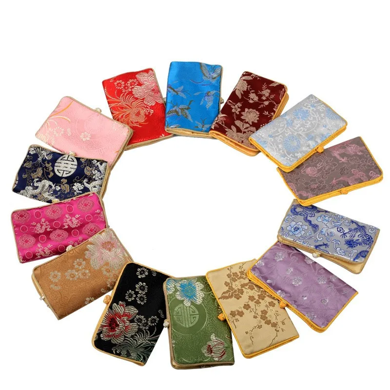 Маленькие сумочки для ювелирных изделий на молнии в китайском стиле подарочные