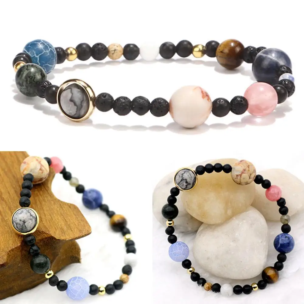 Женские Ювелирные изделия повседневные браслеты с камнями и бусинами солнечный