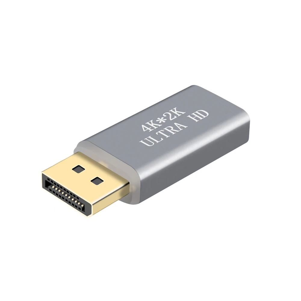 

DP to HD Converter 1080P/4K Ultra HD Displayport to HD Video Audio Connector Male To Female Adapter for PC TV Projector