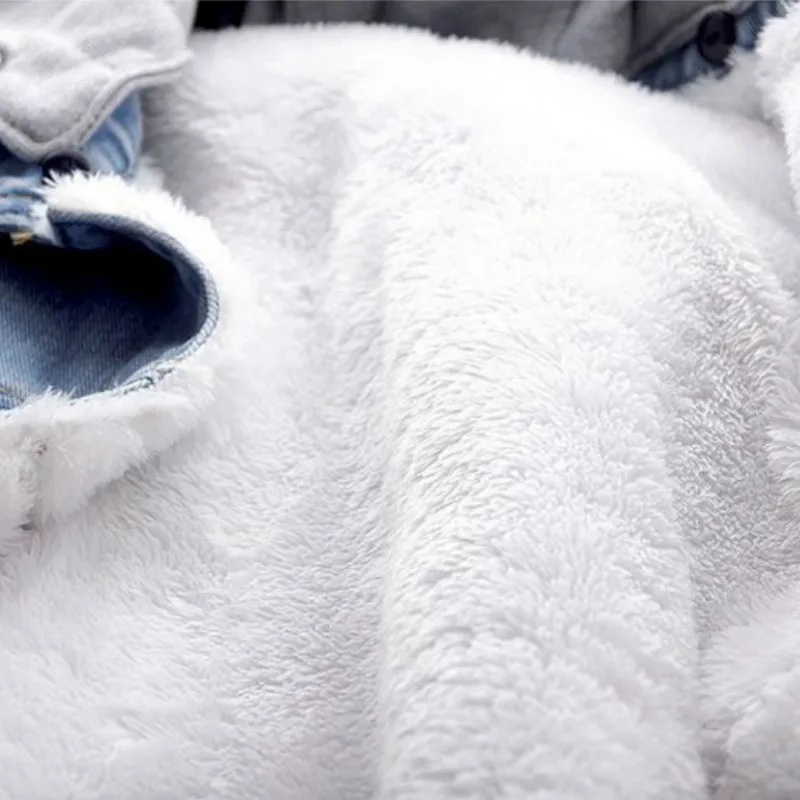 Gaganight женская джинсовая куртка теплое плотное джинсовое зимнее пальто женское