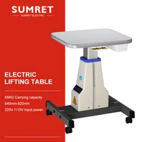 motorised optometry table mobile refractometer lifting platform moveable optical instrument computer optometry desk equipment
