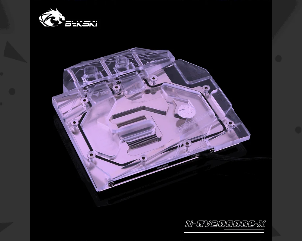 Bykski N-GV2060OC-X, полное покрытие видеокарты блок водяного охлаждения для Gigabyte RTX2060 Mini ITX OC 6G