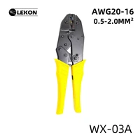 wire crimping plier wx 03a terminals crimper tools 0 5 2mm awg20 16 hand tools electrical clamp multifunctional tools