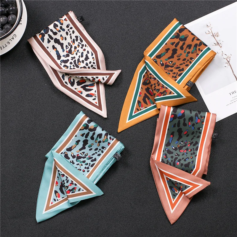 Twilly шарф для сумки шелковые шарфы имитация шелковой ткани маленький шейный