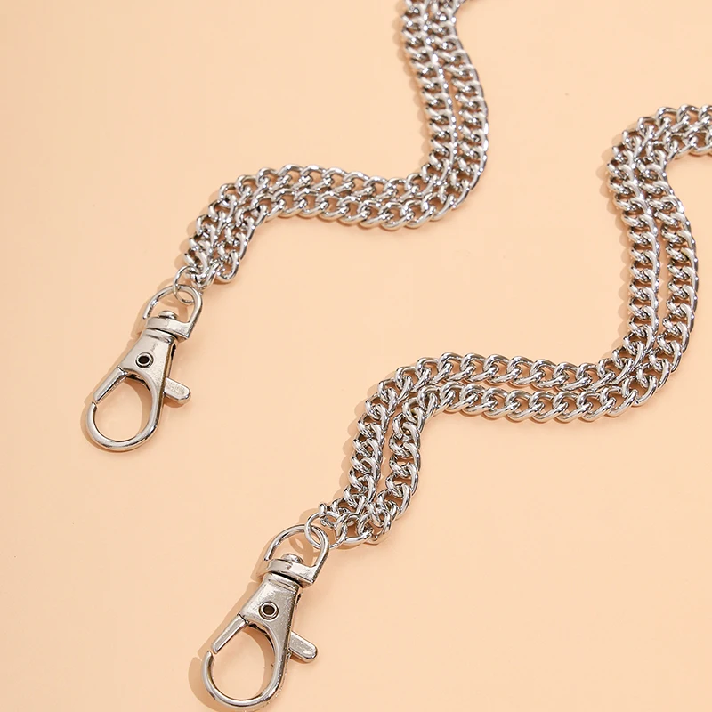 

Aprilwell Punk Cross body Harness Jeans Waist Chain For Women 2021 Fashion Y2k Jewelry Silver Color Gothic Body Accessories