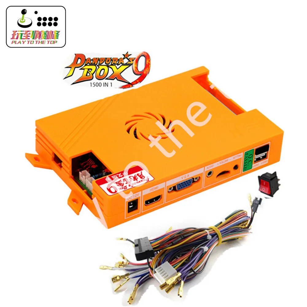 2 игрока DIY аркадный набор Pandora box 9 1500 В 1 игровая доска и 5Pin джойстик Американский