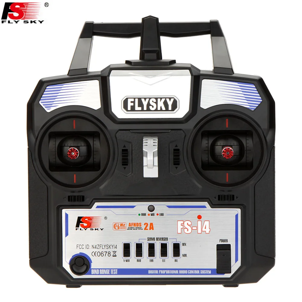 Для Flysky FS i4 AFHDS 2A 2 4 GHz 4CH радиосистема передатчик ресивер для радиоуправляемого