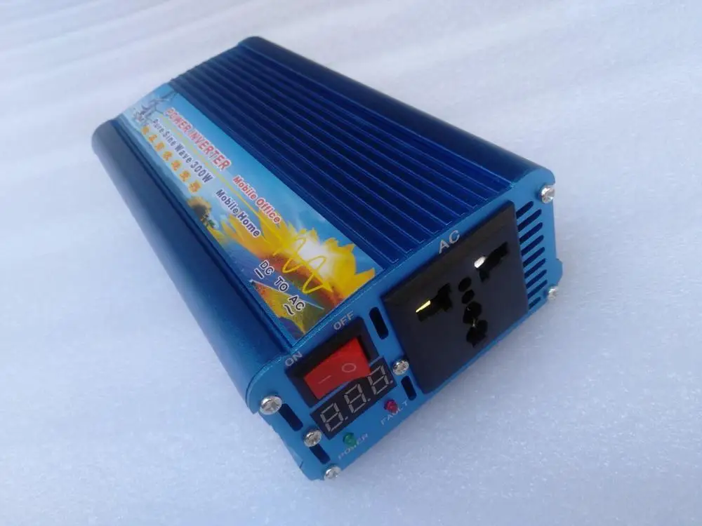 Немодулированный синусоидальный сигнал 300 Вт постоянного тока 12 В в переменный