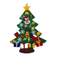 felt christmas tree for kids 3 2ft diy christmas tree with toddlers 30 pcs ornaments for children xmas gifts hanging home door w