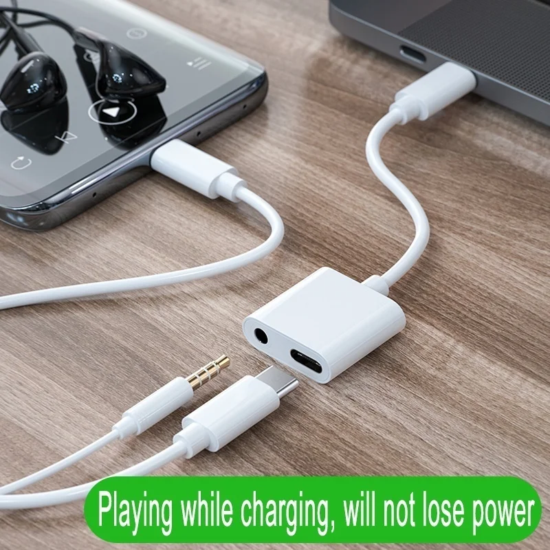 2 в 1 type C до 3 5 мм разъем для наушников кабели синхронизации данных USB IPad huawei Xiaomi Oppo