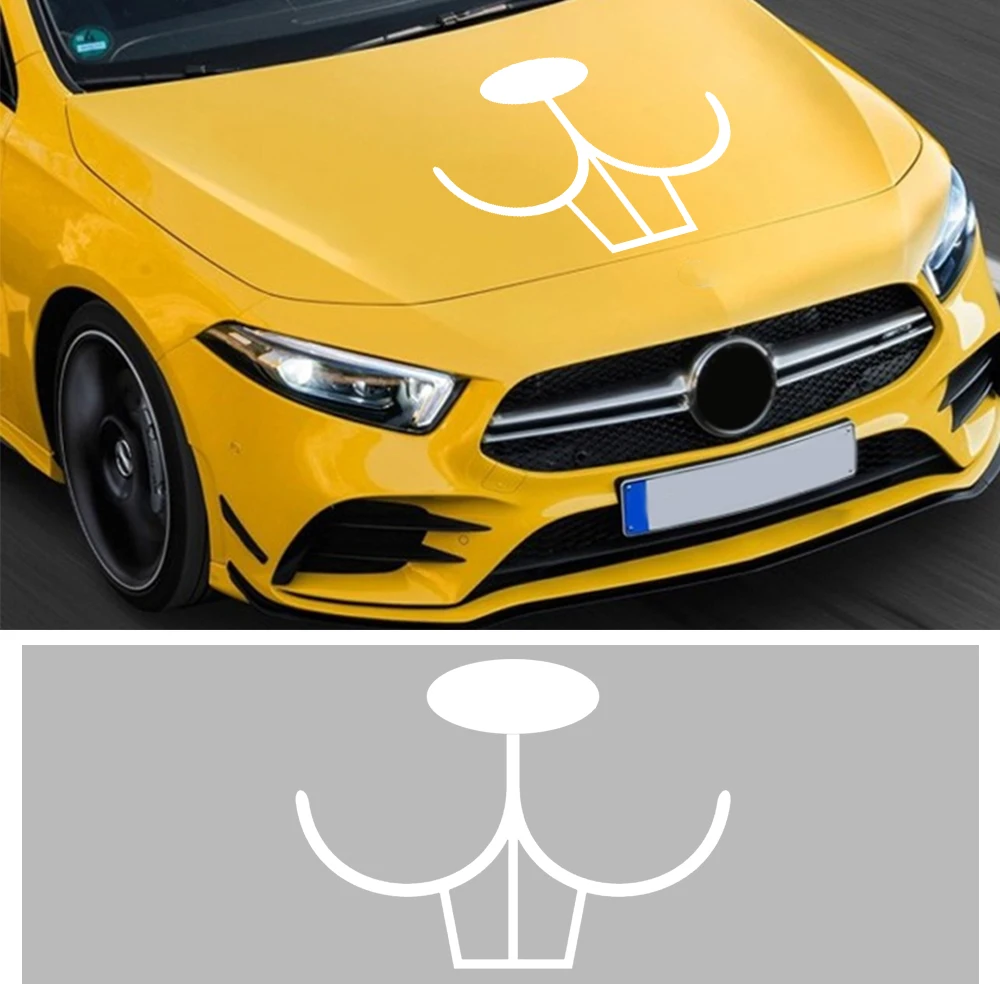 Для Audi для BMW Mazda VW Ford все модели автомобильных наклеек наклейки на капот