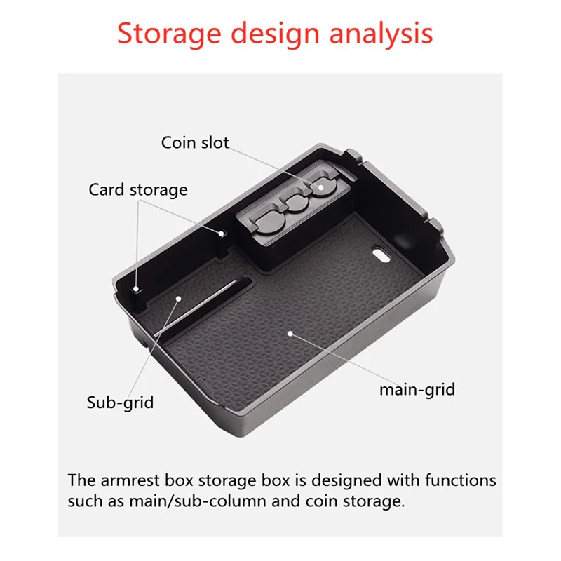 Для Mitsubishi Eclipse Cross 2017 2018 2019 коробка для хранения Органайзер подлокотник