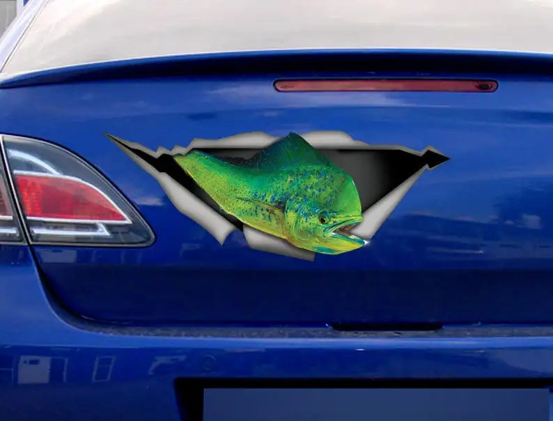 

2021 Mahi mahi sticker, fish car sticker