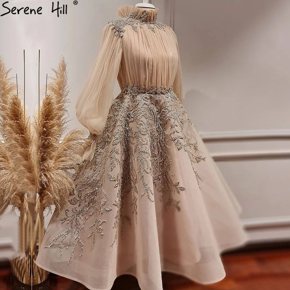 Женское вечернее платье трапеция Serene Hill роскошное мусульманское цвета