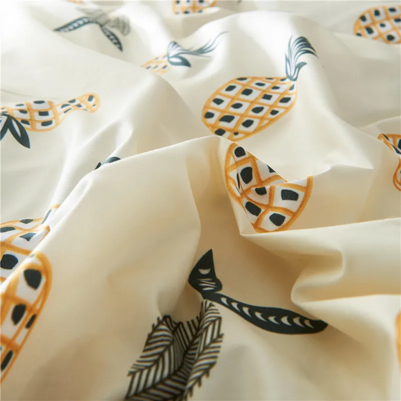 Комплект постельного белья из мягкого хлопка королевский комплект с рисунком