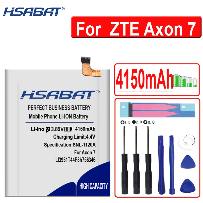 Аккумулятор HSABAT LI3931T44P8h756346 4150 мАч для zte Axon 7 5,5 дюймов A2017