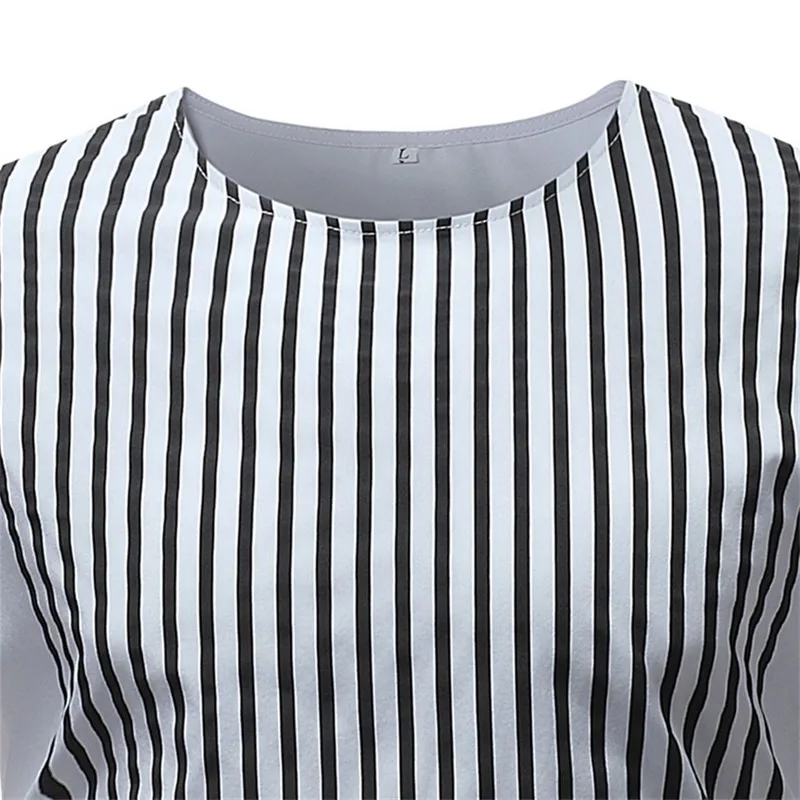 Новинка 2021 модная мужская африканская футболка богатый базин в полоску с круглым