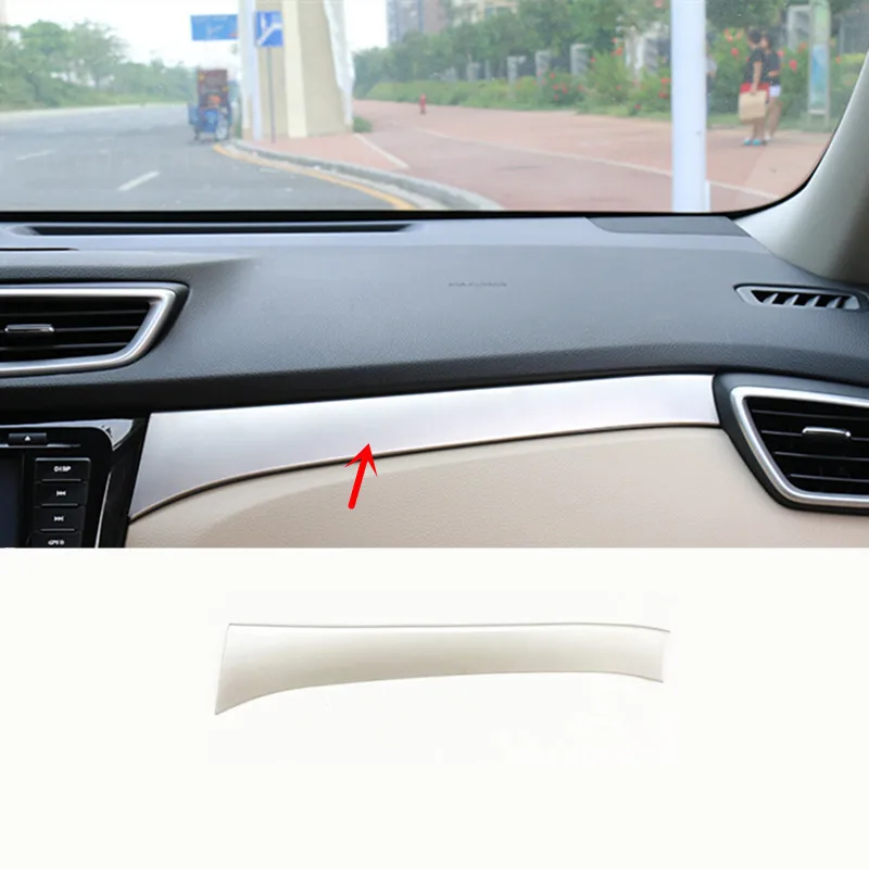 

ABS Matte For Nissan Qashqai J11 Rogue Sport 2015 2016 2017 2018 Glove Box Panel Center Console Dashboard Cover Trim Molding