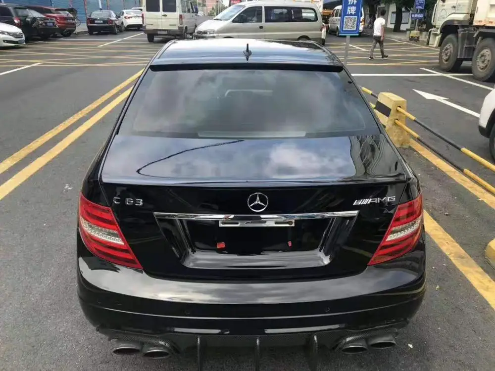 Автомобильный задний бампер из углеродного волокна спойлер губа автомобильный