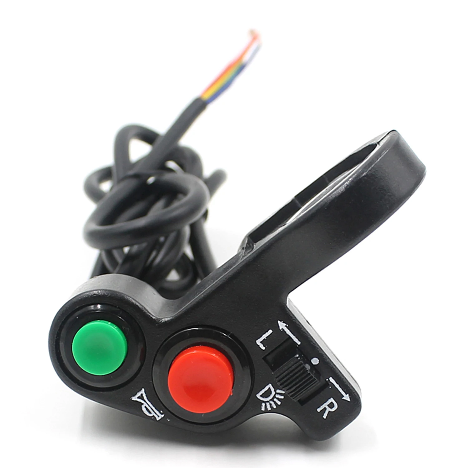 

3 In 1 Motorcycle Switch Scooter Quad Light Turn Signal Electric Bike Horn ON/OFF Button For 22mm Dia Handlebars Accessories