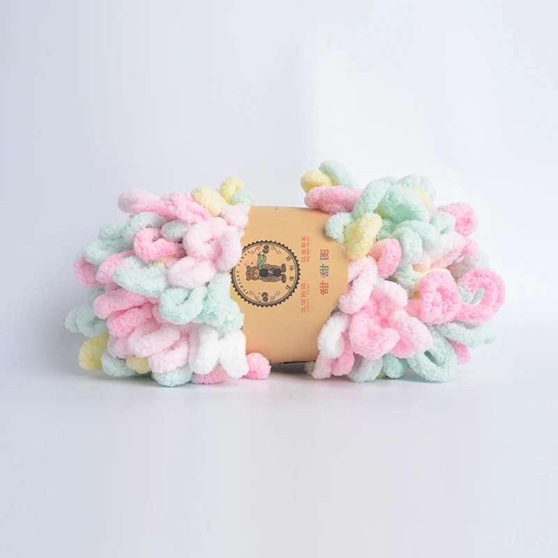 5 шариков пушистая петля пряжа для пальцев вязание крючком шениль пуховка