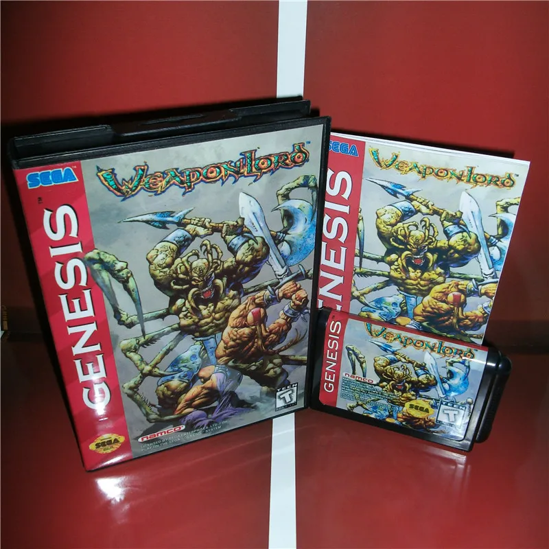 Чехол с коробкой и руководством для Sega Megadrive Genesis приставка видеоигр 16 бит MD card |