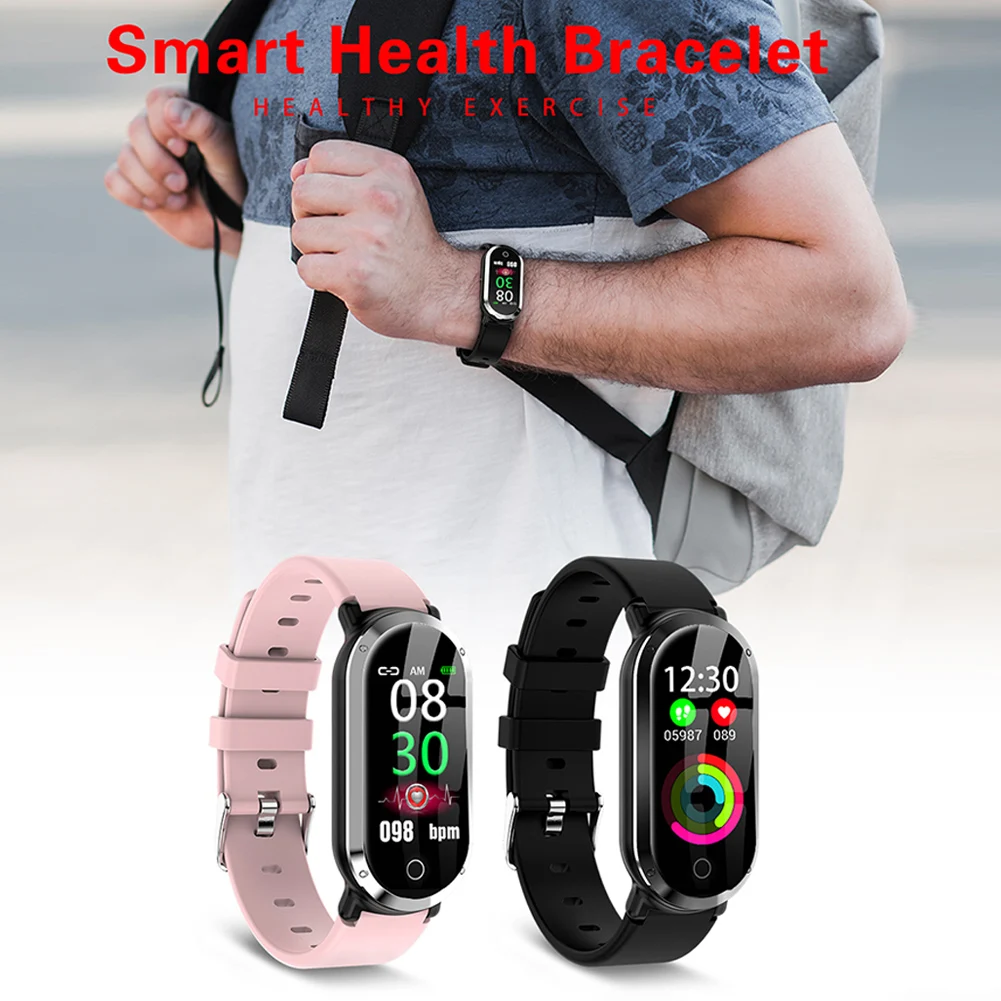 Браслет Смарт-часы монитор для мужчин кровяное давление фитнес-трекер