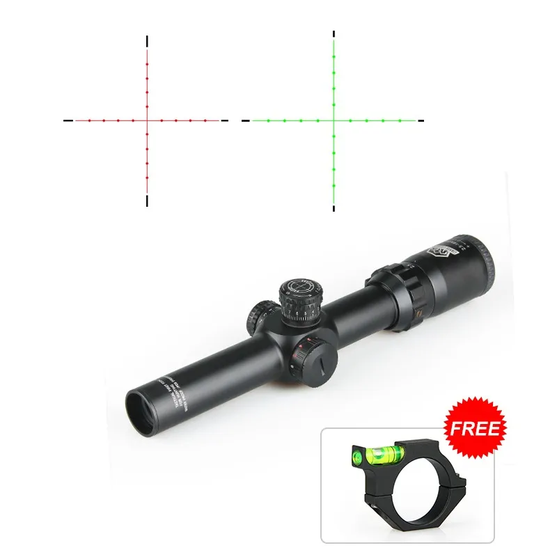 Tactical 2.5-10X26 FFP Scope rifle scope tactical optical sight hunting red / green illuminated air guns shooting GZ1-0253