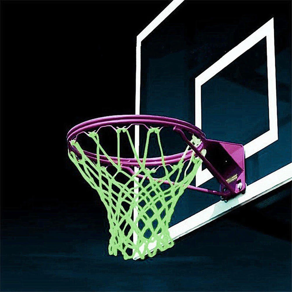 

Luminous Basketball Net Green Light Shoot Training Backboard Ball Mesh Nylon Standard Basketball Hoop Net