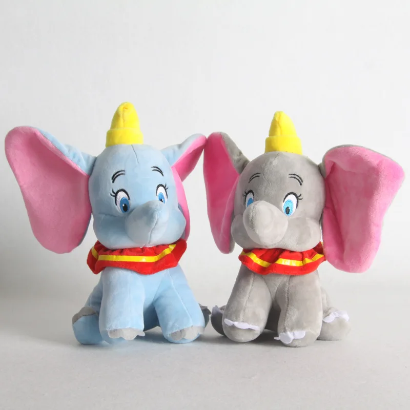 2 шт./партия милая плюшевая игрушка Dumbo кукла 15-25 см мультфильм клипсы в виде слона кулон брелок подарки для детей брелок