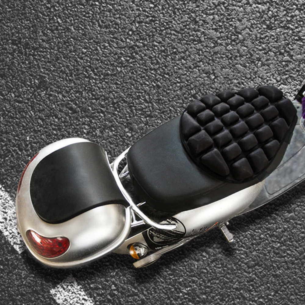 

Motorcycle Seat Cushion for Lightweight TPU Sunscreen Breathable Inflatable Seat Cushion Shock Absorption Anti-Decubitus