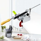 Профессиональная система для заточки ножей Pro Lansky Apex, с алмазными камнями, из алюминиевого сплава, с фиксированным углом заточки