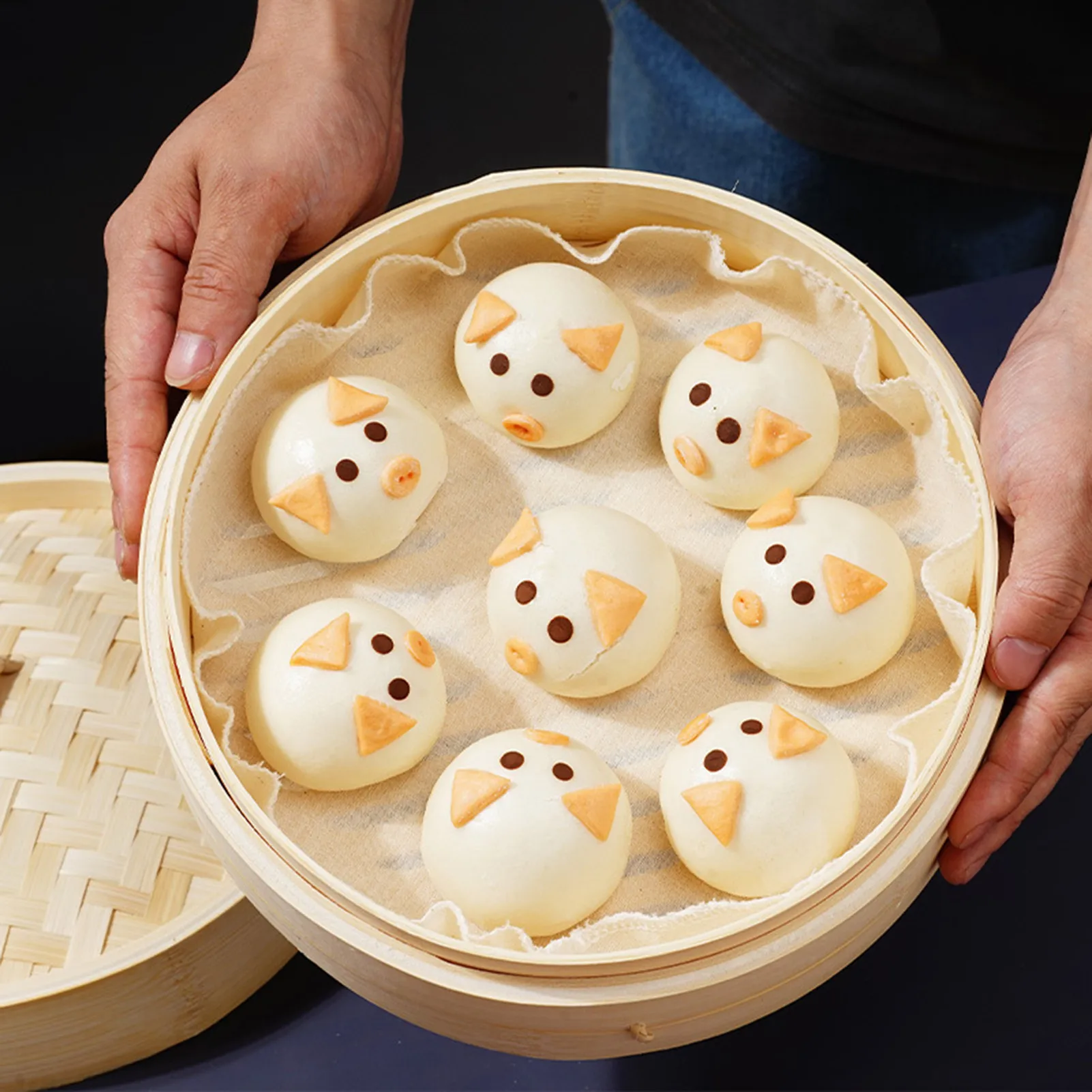 

Round Kitchen Steamer Liners Mesh Pad Nonstick Mat Home Restaurant Steamers Mat Kitchen Cooking Tools Good Ventilation