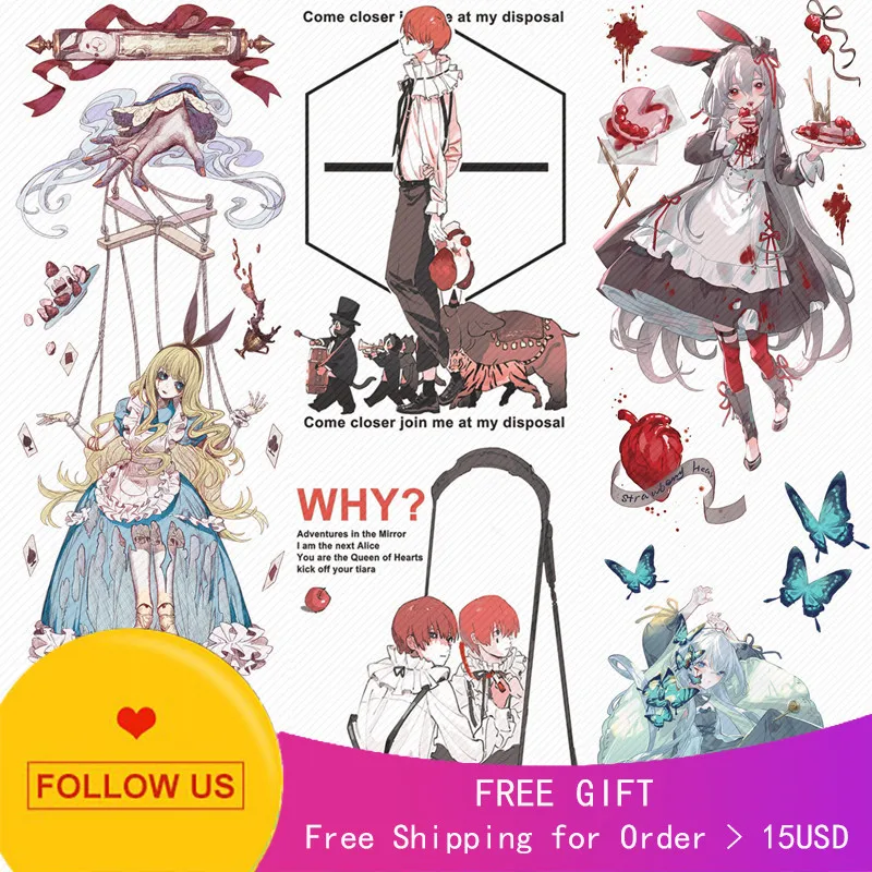 

Loop Size Mirror Journal Tape Goodbye Alice's Rebellious Sunset Character Pet