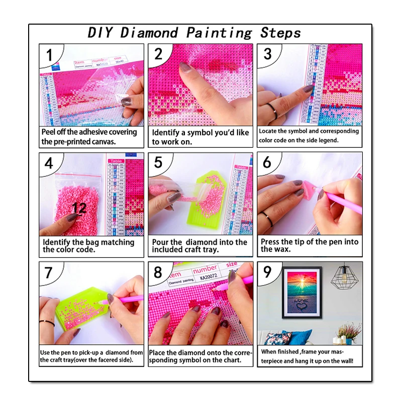 Брошенное здание страшный замок флок птиц дерево молния 5D сделай сам алмазная