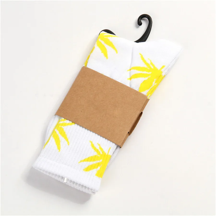 

Лидер продаж, рисунок кленового листа, Harajuku, счастливые мужские носки, забавные хлопковые повседневные носки, цвет, новинка, носки скейтборд...