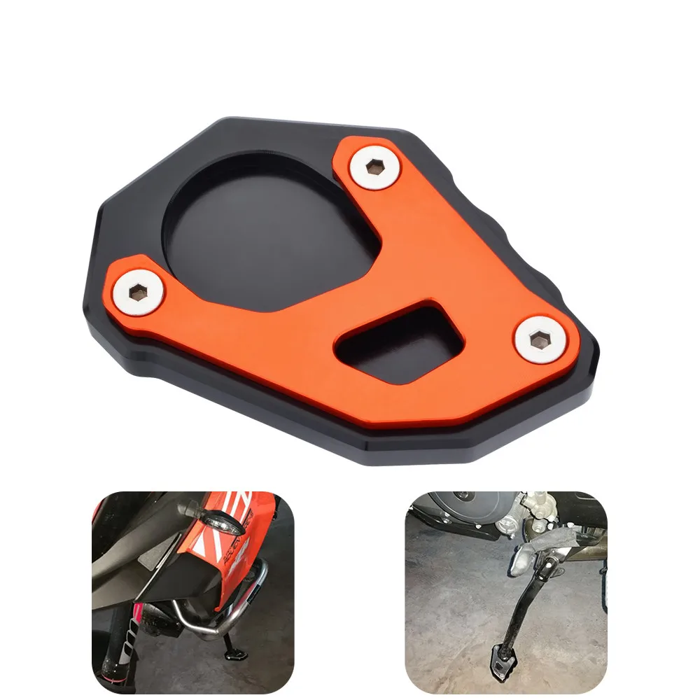 

Для KTM 1050 1190 1290 Adventure Adv /R Super ADV 2015-2018 Мотоцикл с ЧПУ подножка увеличенная пластина боковая подставка удлинитель